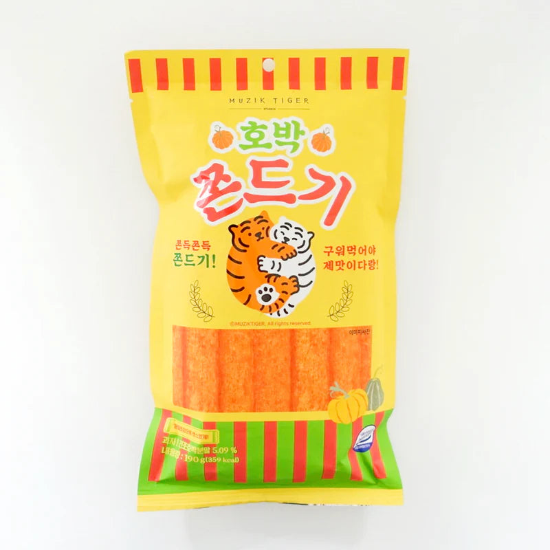 무직타이거 호박 쫀드기 88g MZT Pumpkin Jelly Stick 88g