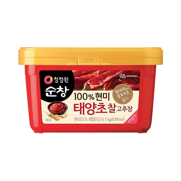 청정원 순창 태양초 찰 고추장 1kg CJW Sunchang Red Pepper Paste 1kg