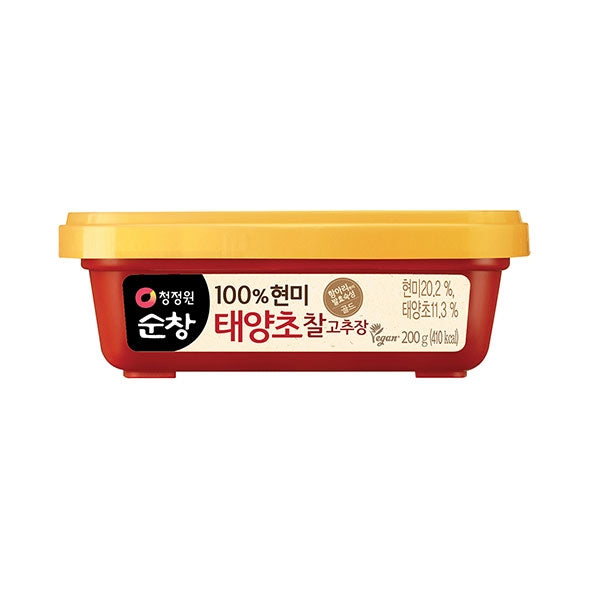 청정원 순창 태양초 찰 고추장 200g CJO Sunchang Red Pepper Paste 200g