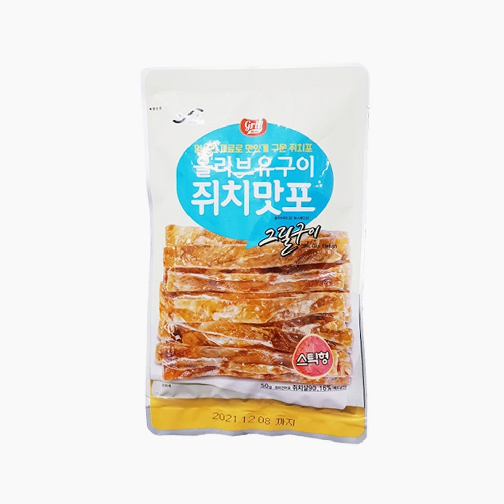 진주푸드 올리브유 쥐치맛포 50g JJF Olive Dried Filefish 50g