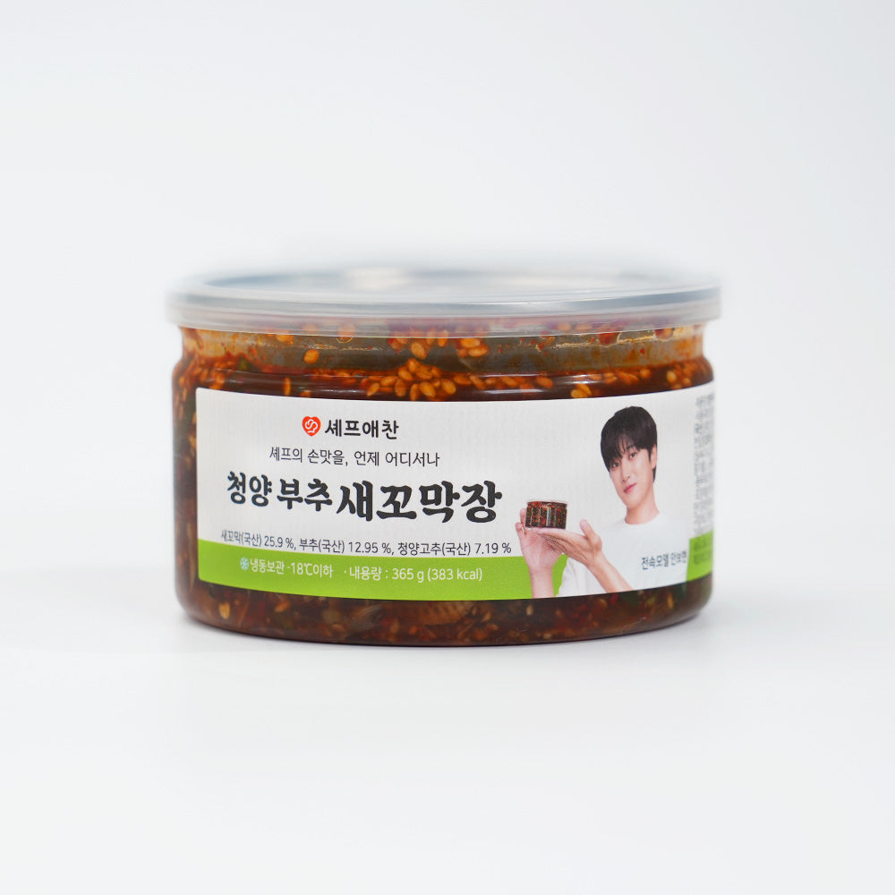 셰프예찬 청양부추 새꼬막장 400g CY Hot & Savory Cockle Sauce with Chives 400g
