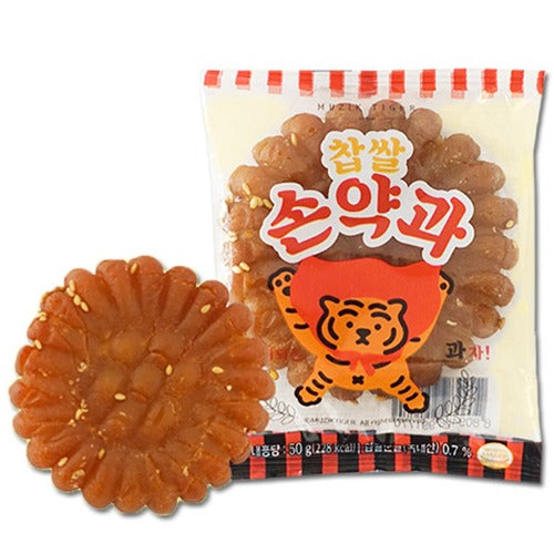 무직 타이거 찹쌀 손약과 50g*9입 MZT Traditional cookies 50g*9