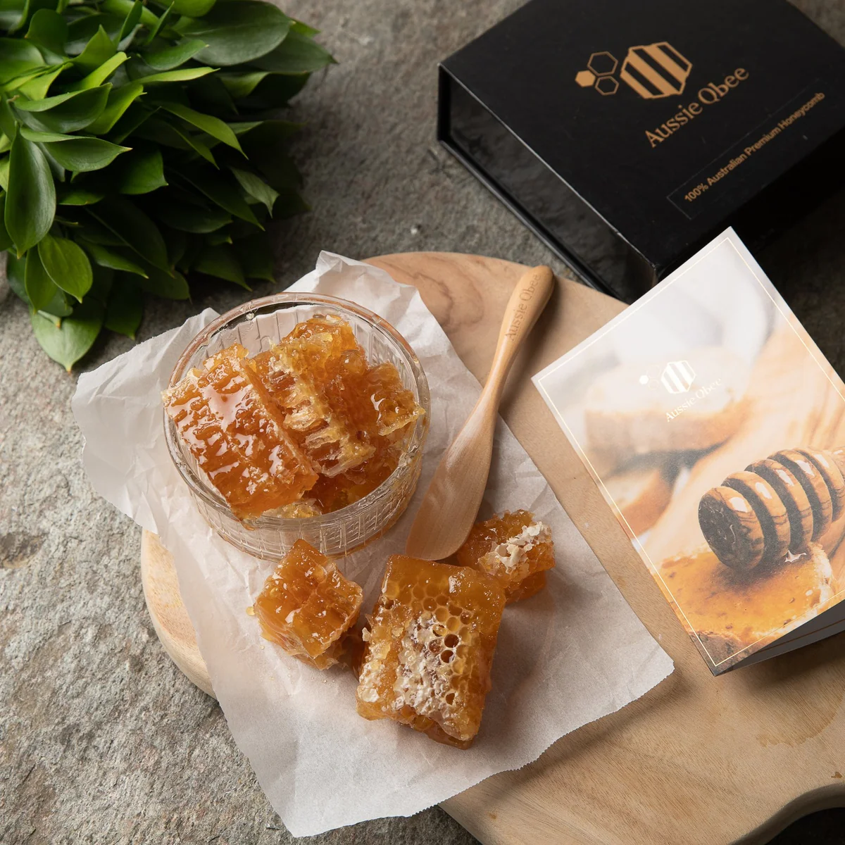 오지큐비 프리미어 허니콤브 Aussie Qbee Premium Honeycomb 400g