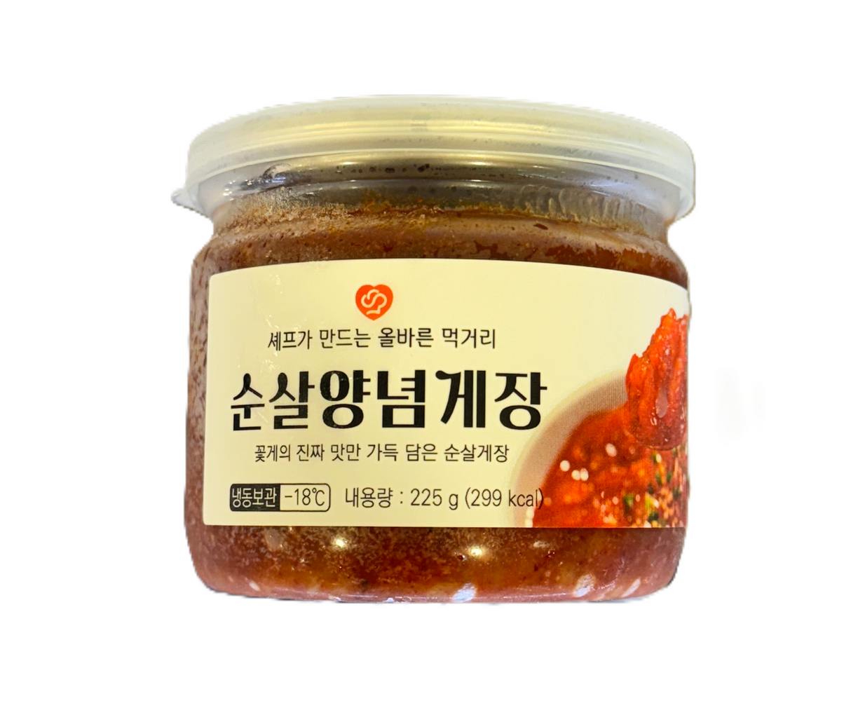 셰프애찬 순살 양념게장 250g CY Boneless Spicy Marinated Crab 250g