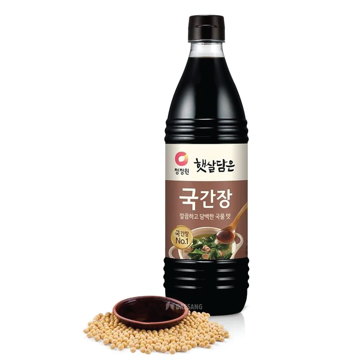 청정원 햇살담은 자연숙성 국간장 840ml CJO Soy Sauce For Soup 840ml