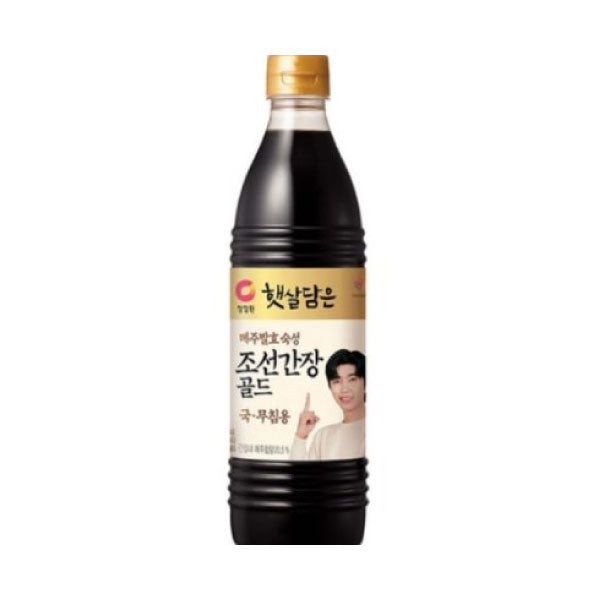 청정원 햇살담은 조선간장 500ml CJO Brewed Soy Sauce for Soup 500ml