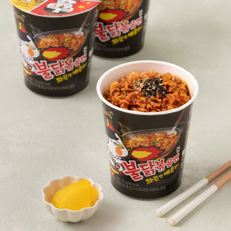 삼양 불닭볶음면 70g*6컵 SY Hot & Spicy Chicken Noodle Cup 70g*6