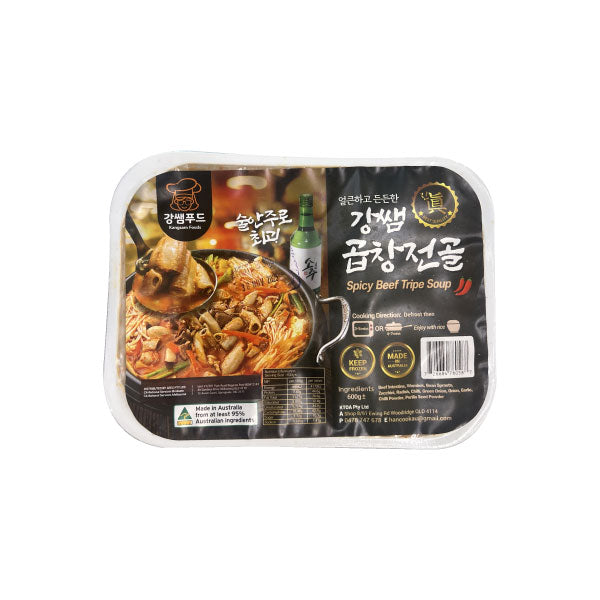 강쌤푸드 곱창볶음 600g Frozen Stir-fried Beef Tripe 600g