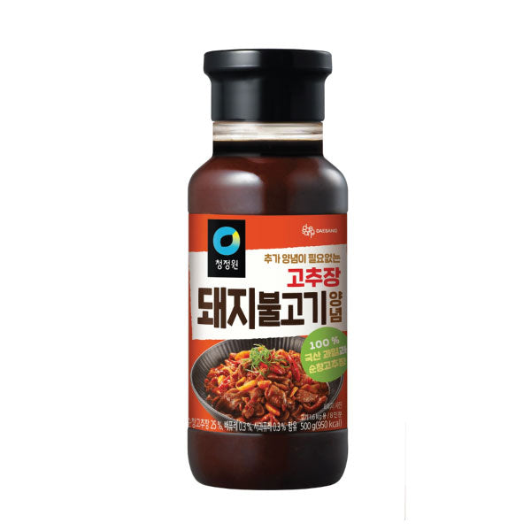 청정원 돼지불고기 양념 500g CJW Spicy Pork Bulgogi Marinade 500g