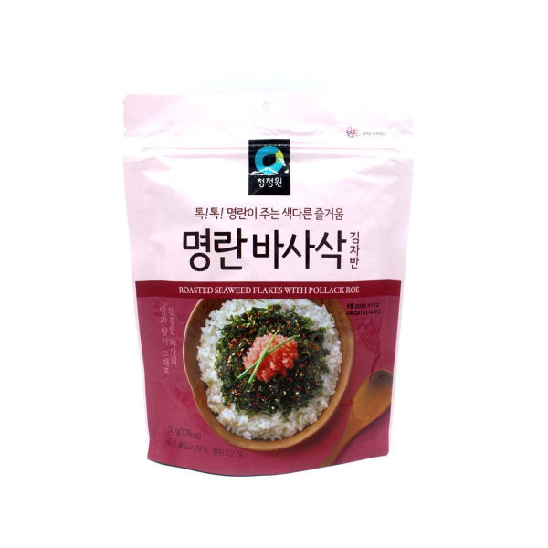 청정원 명란 바사삭 김자반 50g CJO Pollack Roe Roasted Seaweed Flakes 50g