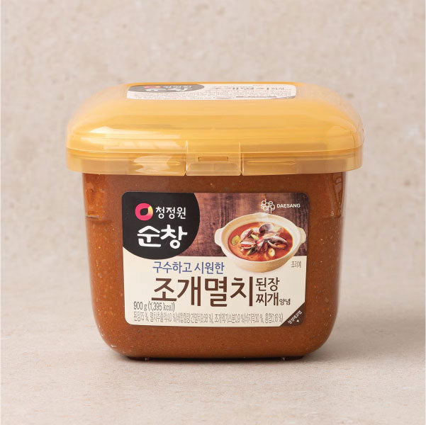 청정원 순창 조개멸치 찌개 된장 900g CJW Sunchang Shellfish&Anchovy Soybean Paste for Soup 900g