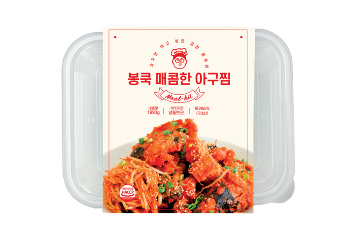 봉선장 아구찜 밀키트 800g CTB Spicy Cooked Monkfish 800g