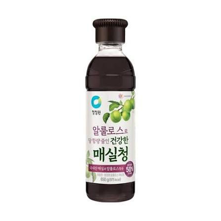 청정원 알룰로스 매실청 650g CJW Allulose Green Plum Syrup 650g