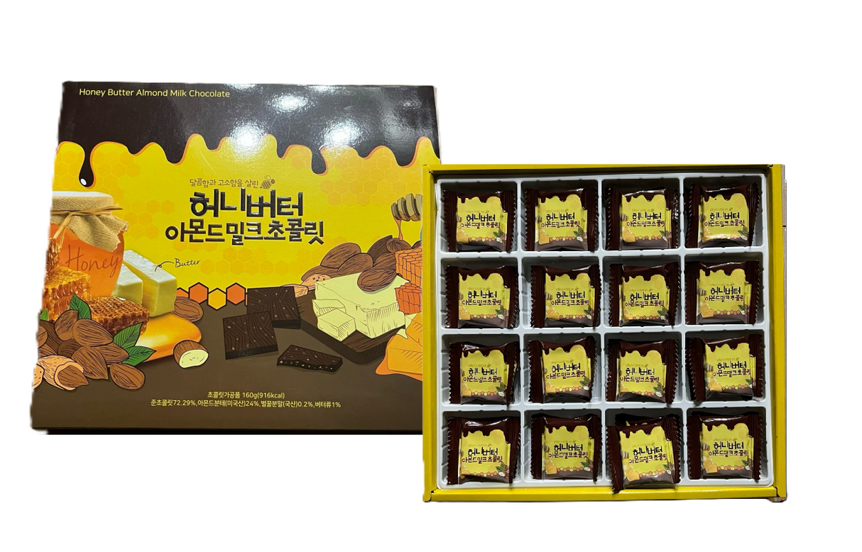 영풍 허니버터 아몬드 밀크 초콜릿 160g Honey Butter Almond Milk Chocolate 160g