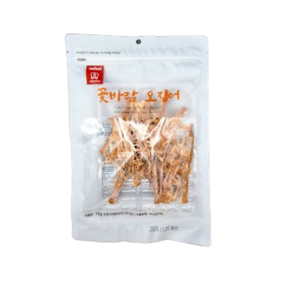진주푸드 꽃바람 오징어 70g JJF Sliced Dried Squid 70g