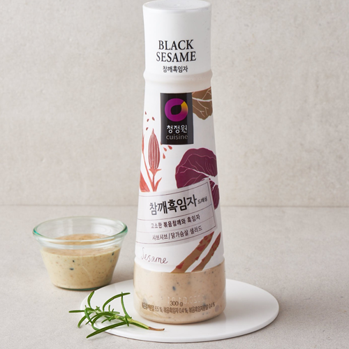 청정원 참깨 흑임자 드레싱 300g CJO Black Sesame Dressing 300g