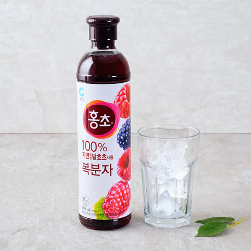 청정원 홍초 바이탈 복분자 900ml CJO Drinking Vinigar Black Raspberry 900ml