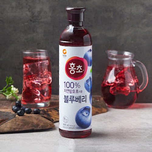 청정원 홍초 바이탈 블루베리 900ml CJO Drinking Vinegar Blueberry 900ml