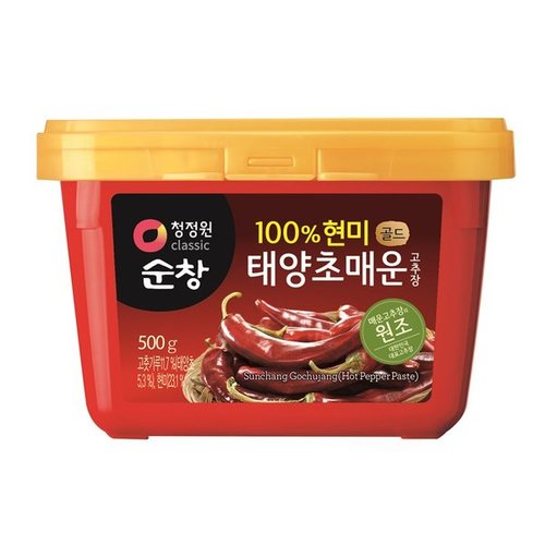 청정원 순창 매운 고추장 500g CJO Sunchang Hot Red Pepper Paste 500g