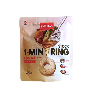 CJ 다시다 1분링 멸치 40g CJ Dasida Broth Ring Anchovy 40g