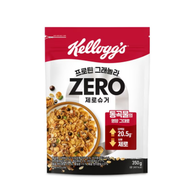 농심 캘로그 프로틴 그래놀라 [제로슈가] 360g Kellogg's Protein Granola Zero Sugar 360g