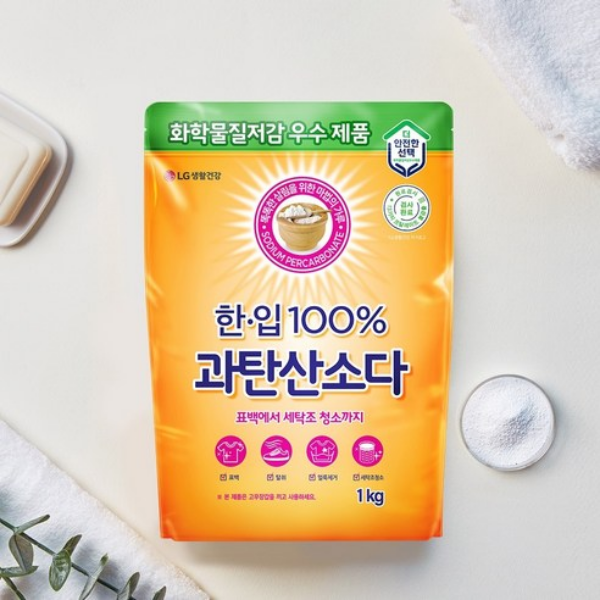 LG 한입100% 과탄산소다 1kg LG Sodium Percarbonate 1kg