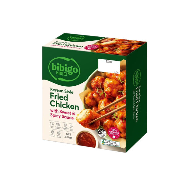 CJ 비비고 순살 양념치킨 550g CJ Bibigo Korean Style Fried Chicken w/Sweet Spicy Sauce 550g
