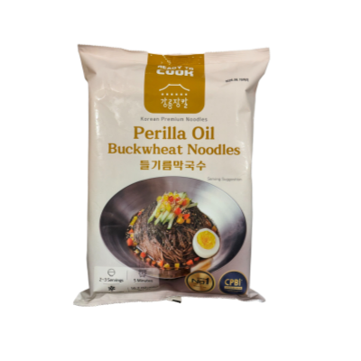 강릉장칼 들기름 막국수458g Perilla Oil Buckwheat Noodle 458g