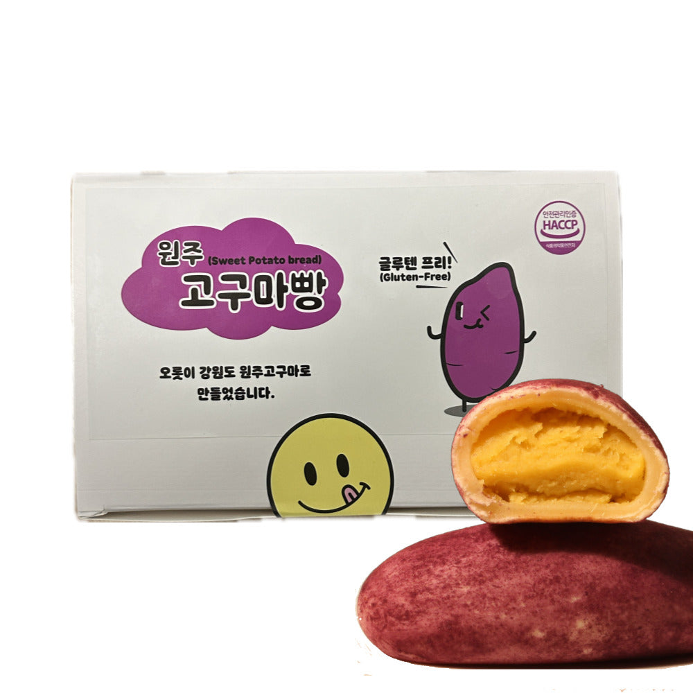 서울푸드 원주 고구마빵 100g*3 SLF Sweet Potato Bread 100g*3