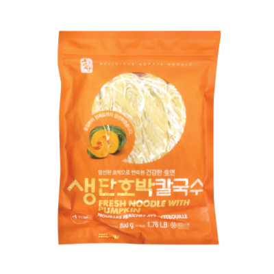한상 생단호박 칼국수 800g HS Noodle with Pumpkin 800g