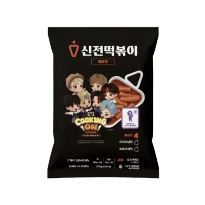 신전 떡볶이 BTS 매운맛 210g SJ BTS Edition Topokki Spicy KIT 210g