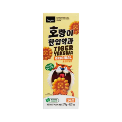 구겐 호랑이 한입약과 [오리지날] 175g Gugen Tiger Yakwa [Original] 175g