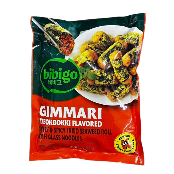 CJ 밀당의 고수 김말이 [떡볶이맛] 400g CJ Fried Swaweed Rol [Topokki Flavor] 400g