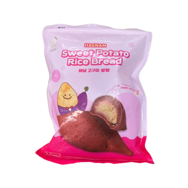 더라이스 해남 고구마쌀빵 560g Haenam Sweet Potato Rice Bread 560g