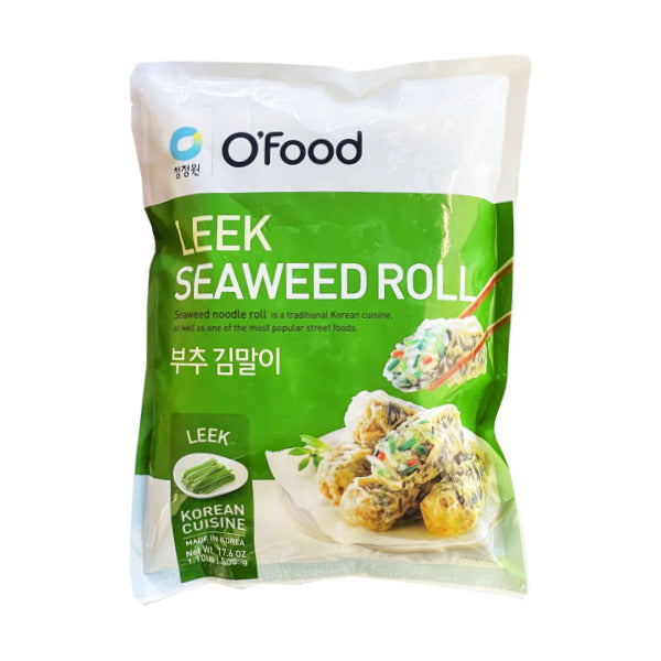 청정원 오푸드 부추 김말이 튀김 500g CJW Leek Seaweed Roll 500g