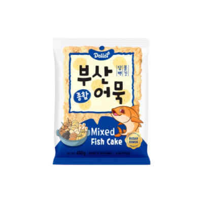 딜리프 부산어묵 종합모듬 450g Delief Busan Fish Cake [Assorted] 450g