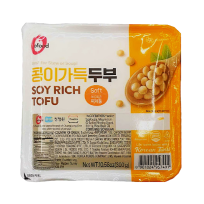 종가집 콩이가득 두부 찌개용 300g JG Soyrich Tofu For Stew 300g