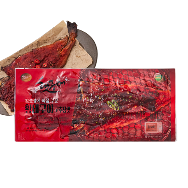햇구어 참숯불 황태구이 고추장맛 120g Haetguuh Charcoal-Grilled Pollack [Gochujang] 120g