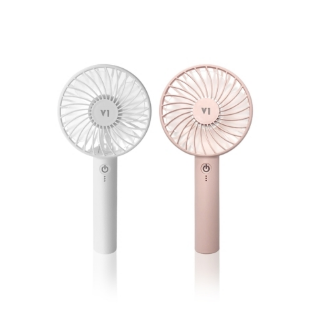 [세일] 핸디 선풍기(화이트/핑크 택1) Premium Handy Fan V1 (White/Pink)