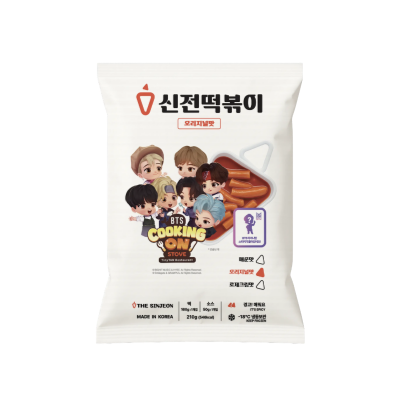 신전 떡볶이 BTS 오리지날 210g SJ BTS Edition Topokki Original KIT 210g