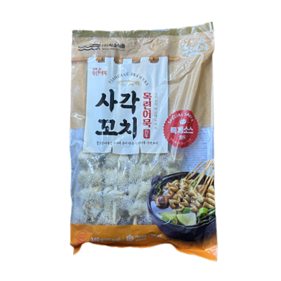 서울푸드 목련 사각꼬치 어묵 [소스포함] 34g*10 SF Fish Cake Screwed Frozen [Square] 34g*10