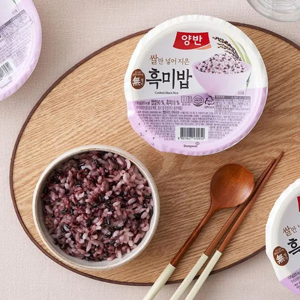 동원 양반밥 흑미밥 130g DW Cooked Black Rice 130g