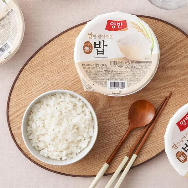 동원 양반밥 백미 130g DW Cooked White Rice 130g