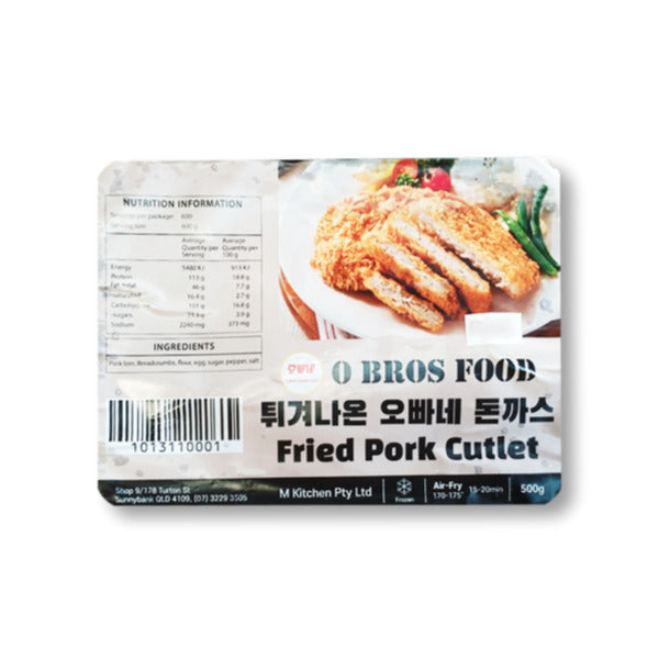 오빠네 튀겨진 돈까스 500g OPN Fried Pork Cutlet 500g