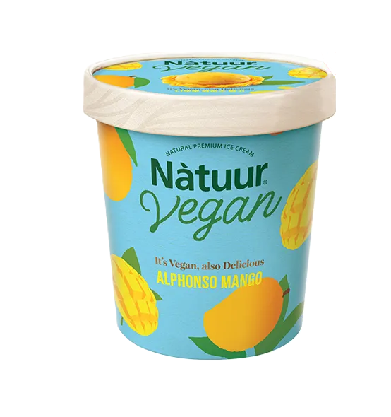 나뚜루 알폰소 망고 파인트 474ml NTR Ice Cream Vegan Alphonso Mango Pint 474ml