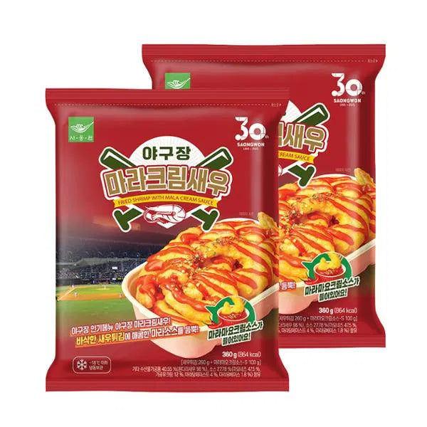 사옹원 야구장 마라크림새우 360g SOW Fried Mala Cream Shirimp 360g