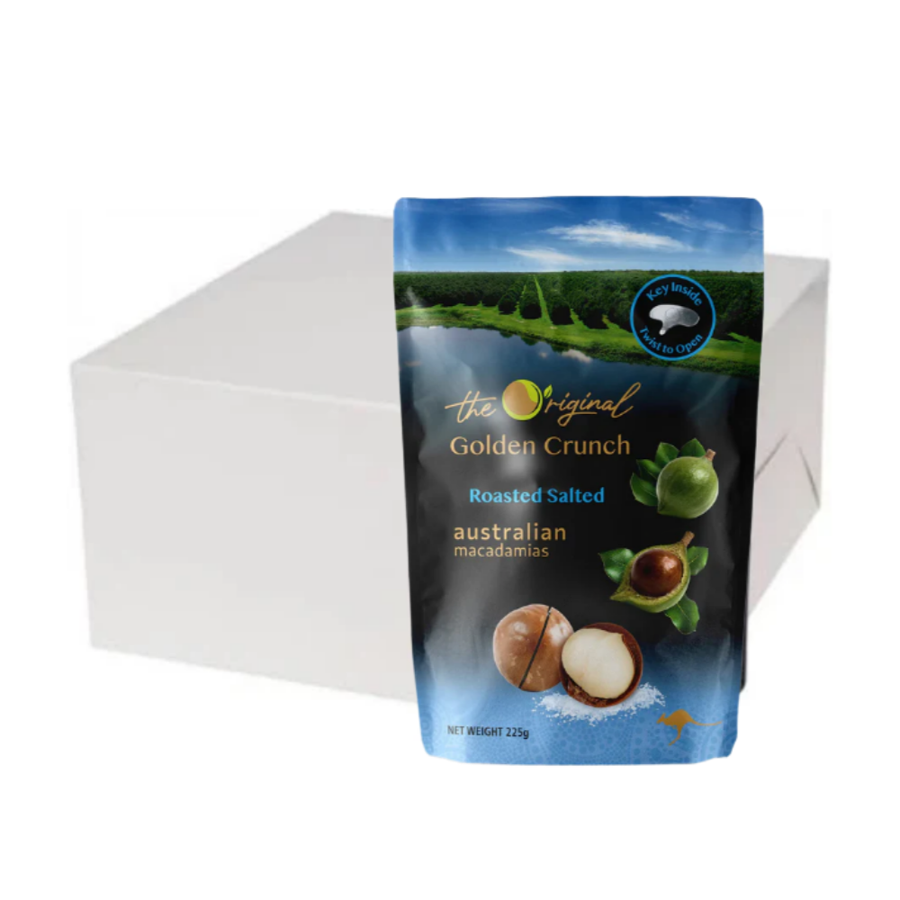 박스상품/골든그런키 마카다미아 [솔티드] 225gX20봉 Golden Crunch Macadamias [Roasted Salted] 20P