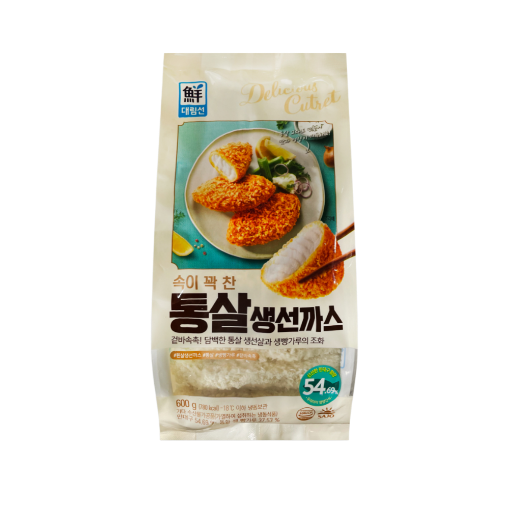 대림 통살 생선까스 600g Fish Cutlet 600g