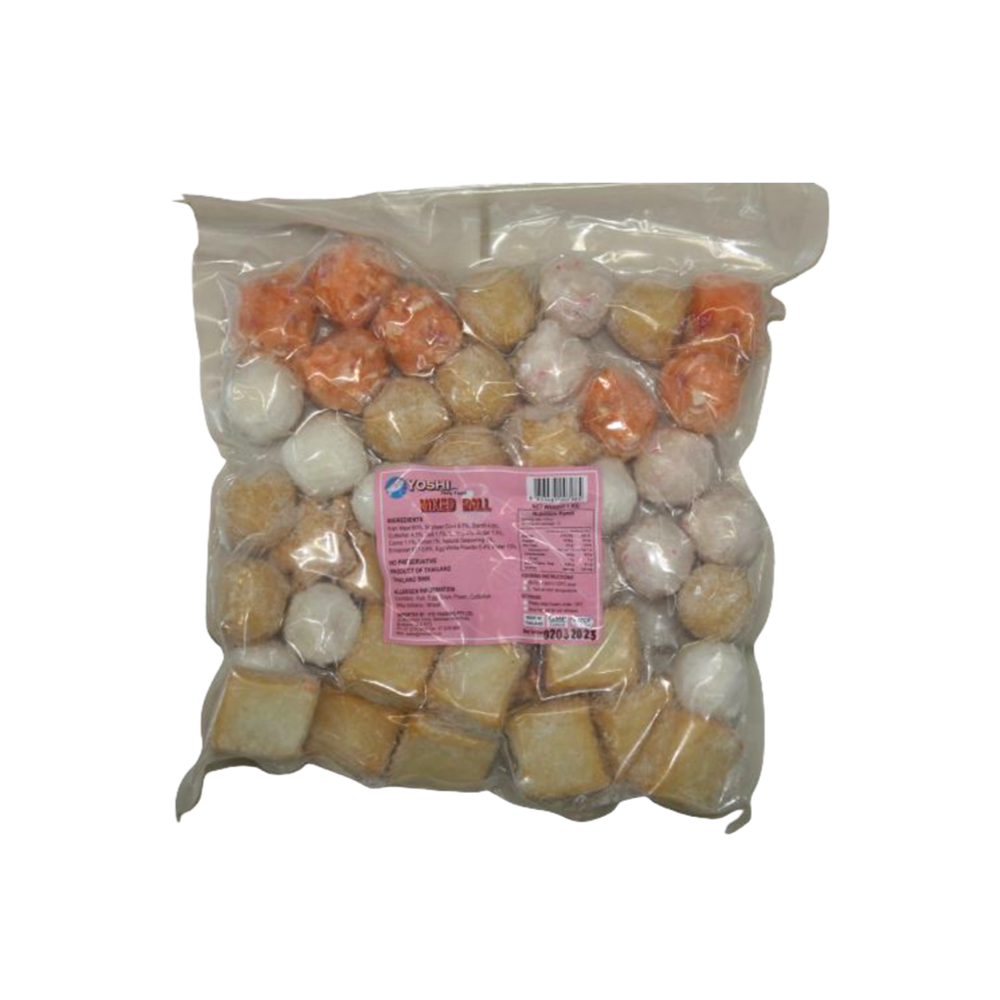 요시 종합 어묵 볼 1kg Yoshi Mixed Ball Combo 1Kg