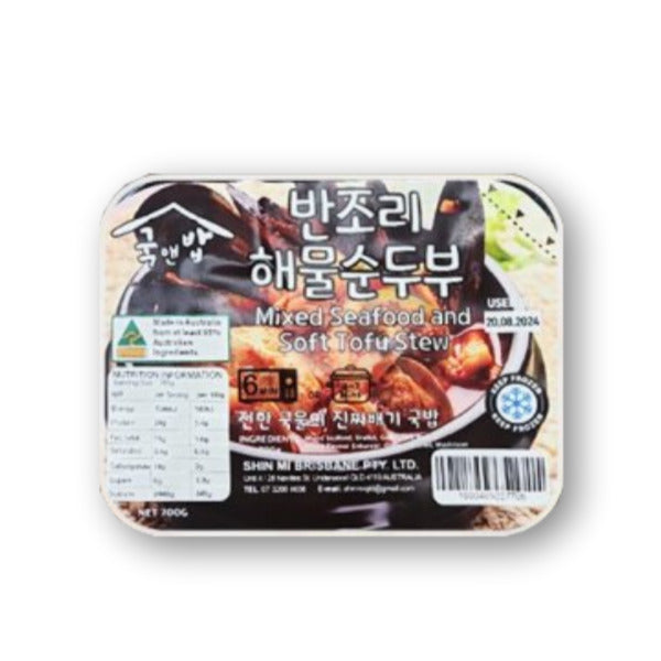 국앤밥 반조리 해물순두부 700g KNB Seafood Soft Tofu Soup 700g